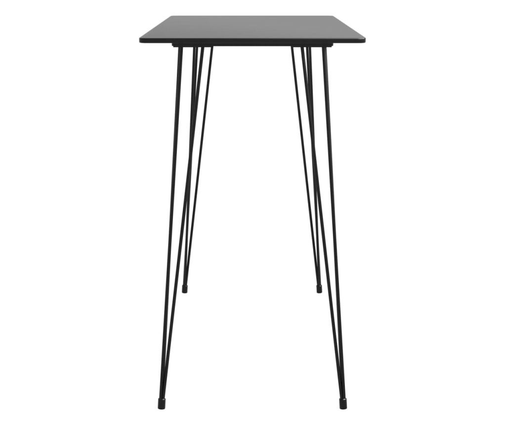 Bar Furniture Set, 5 Pieces, Black - 4