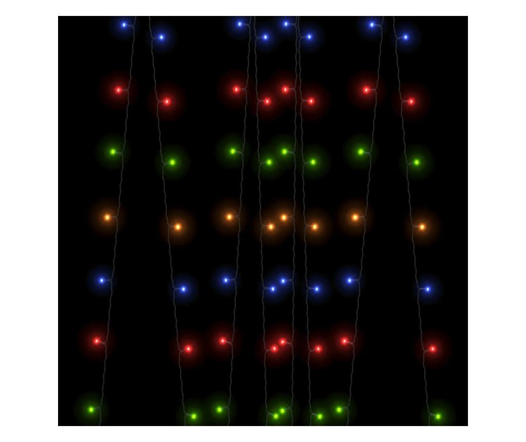 Solarna svjetlosna žica, 2 kom x 200 LED višebojna unutarnja/vanjska - 5