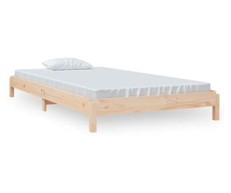 Složivi krevet 90 x 200 cm od masivne borovine