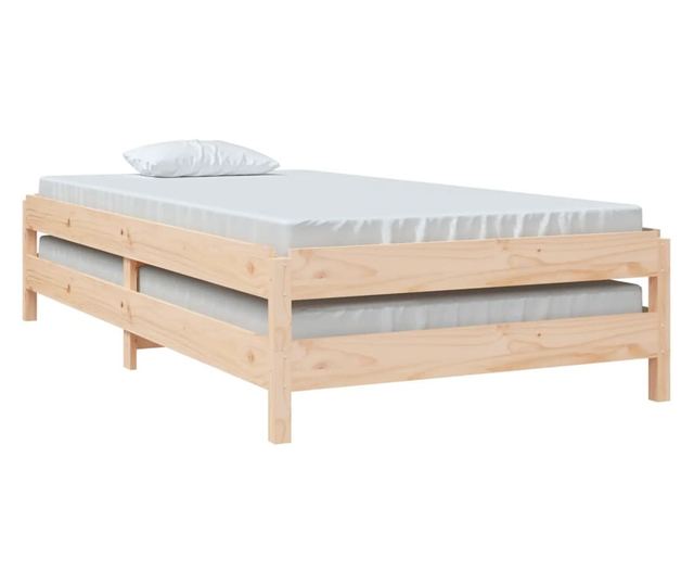 Složivi krevet 90 x 200 cm od masivne borovine