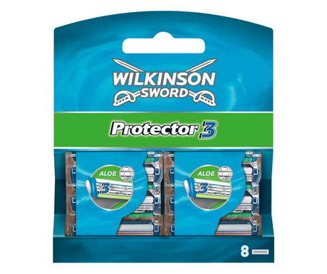 Set 8 rezerve aparat de ras si barbierit Wilkinson Sword Protector 3