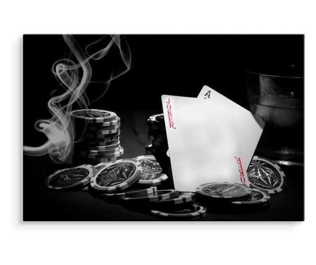 Tablou Pe panza TOKENS Joker Carti Ornament