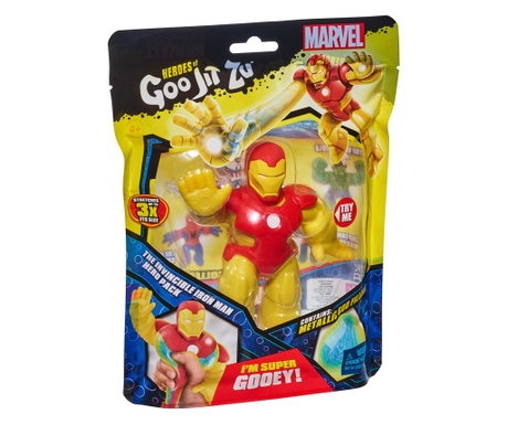 Figurina Goo Jit Zu Marvel The Invincible Iron Man 41367-41370