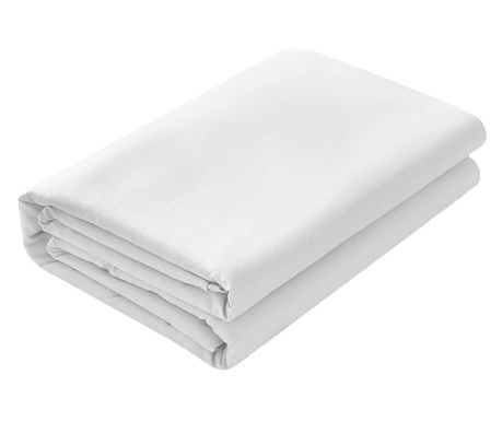 Sofi Ranforce 100% pamut lepedő, sűrűsége 120 g/m2, fehér, 180/220 cm