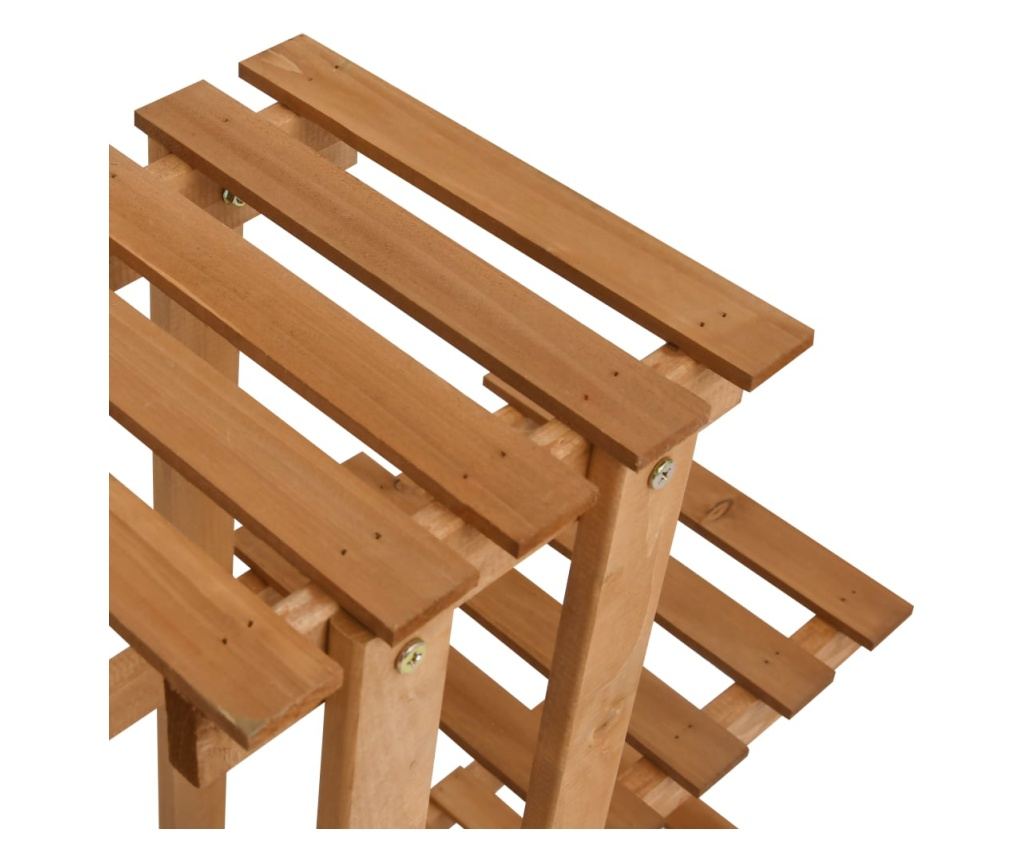 Podrška za žardinjeru, 83 x 25 x 83 cm, drvo jele - 4