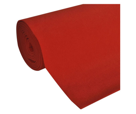 Crveni tepih 1 x 10 m Ekstra teški 400 g / m2