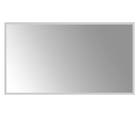 Koupelnové zrcadlo s LED osvětlením 90 x 50 cm