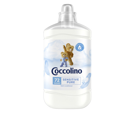 Balsam de rufe Coccolino Sensitive, 1.8L, 72 spalari