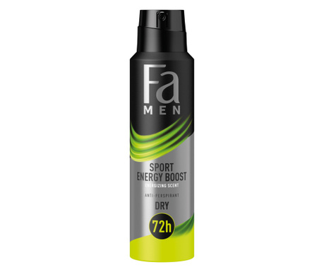 Deodorant spray anti-perspirant Fa Men Sport Energy Boost, Barbati, 150 ml