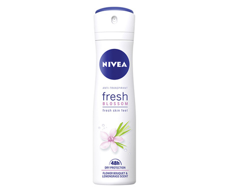Deodorant spray Nivea Fresh Blossom feminin, 150 ml