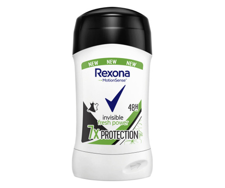 Deodorant stick Rexona Invisible Fresh Power, 40 ml