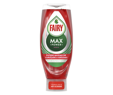 Detergent de vase Fairy MaxPower Pomegranate, 650 ml