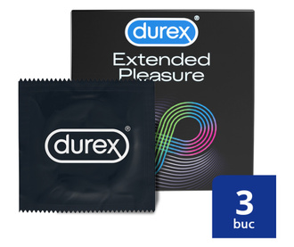 Prezervative Durex Extended Pleasure, 3 buc