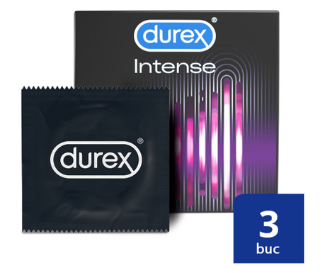 Prezervative Durex Intense Orgasmic, 3 bucati