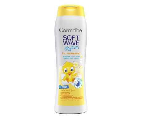Cosmaline Soft Wave Kids, sampon cu ingrediente naturale pentru copii, aroma de musetel, 400ml