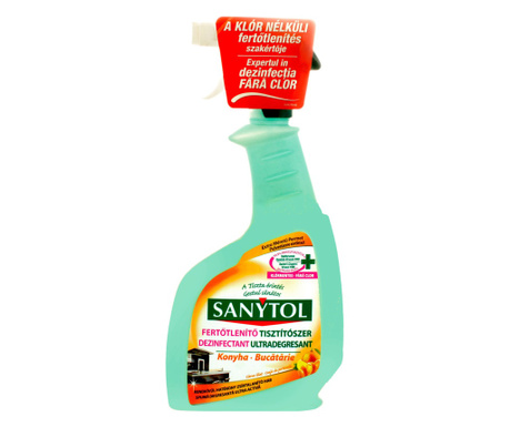 Dezinfectant ultradegresant pentru bucatarie Sanytol, 0.5 l
