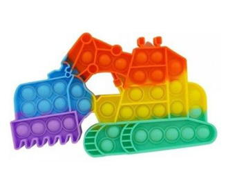 Сензорна антистрес играчка за деца Pop It Now Big Excavator Многоцветна модел 4