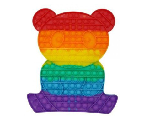 Антистрес сензорна играчка за деца, Pop It Now, Гигантска мечка, Многоцветна, POP21872