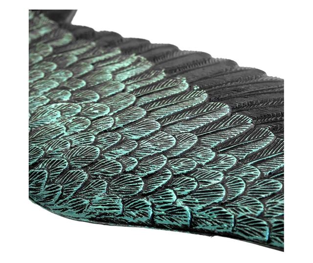 MCT градинска декорация, пластмаса, летяща врана, 80x45x11 см