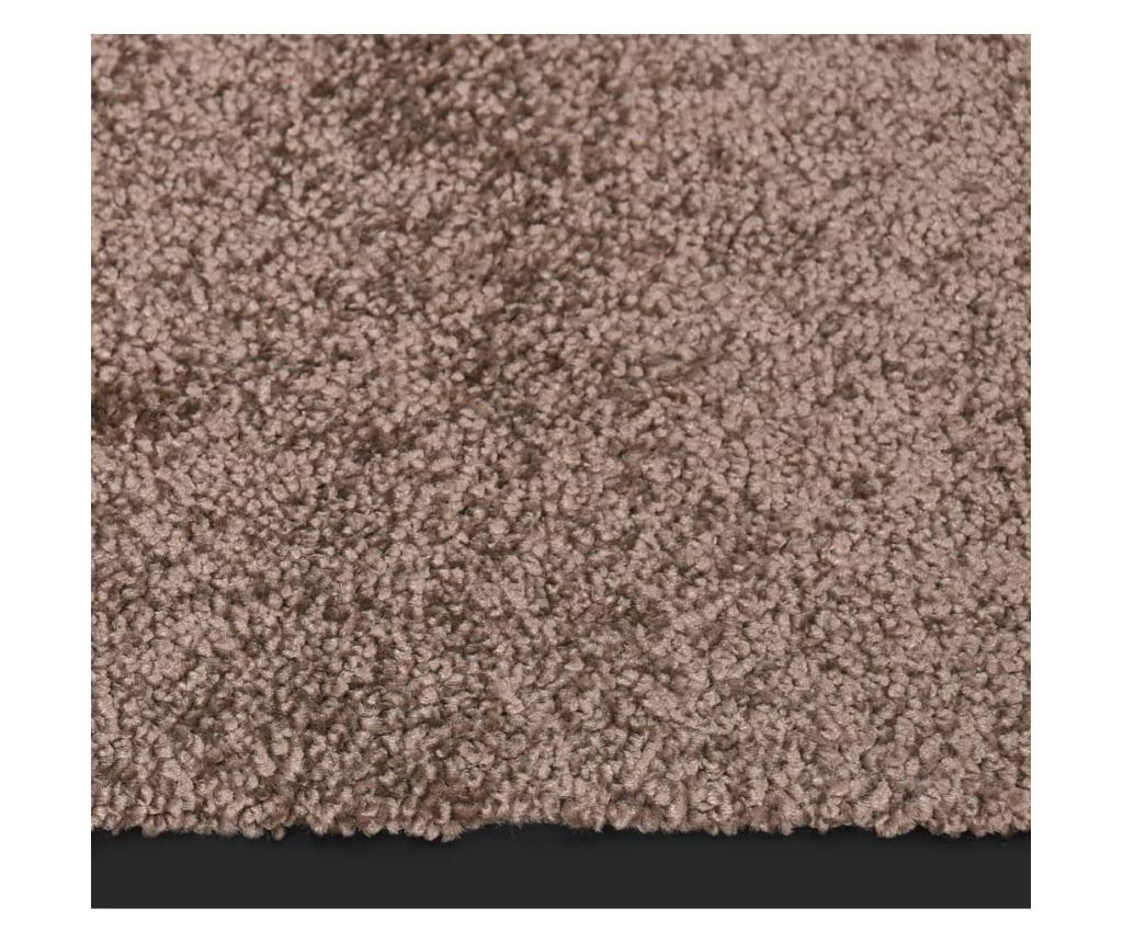 Otirač za vrata, smeđi, 60x80 cm - 2