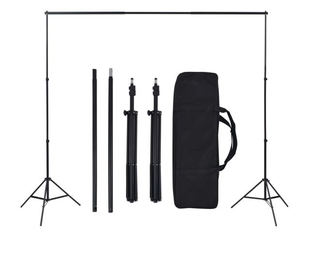 Oprema za Foto Studio s 5 Raznobojnih Pozadina i Podesivi Okvir