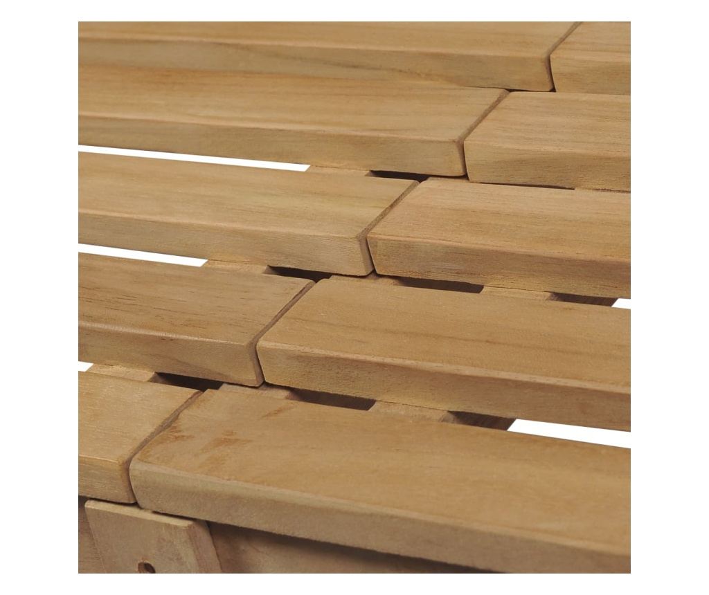 Градинска пейка, 175 см, масивно тиково дърво - 6