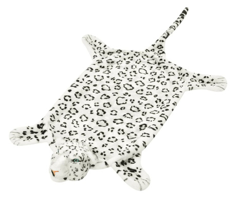 Килим с леопард модел 139 см Плюшено бяло