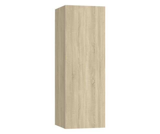 Set dulap TV, 6 piese, stejar sonoma, lemn prelucrat