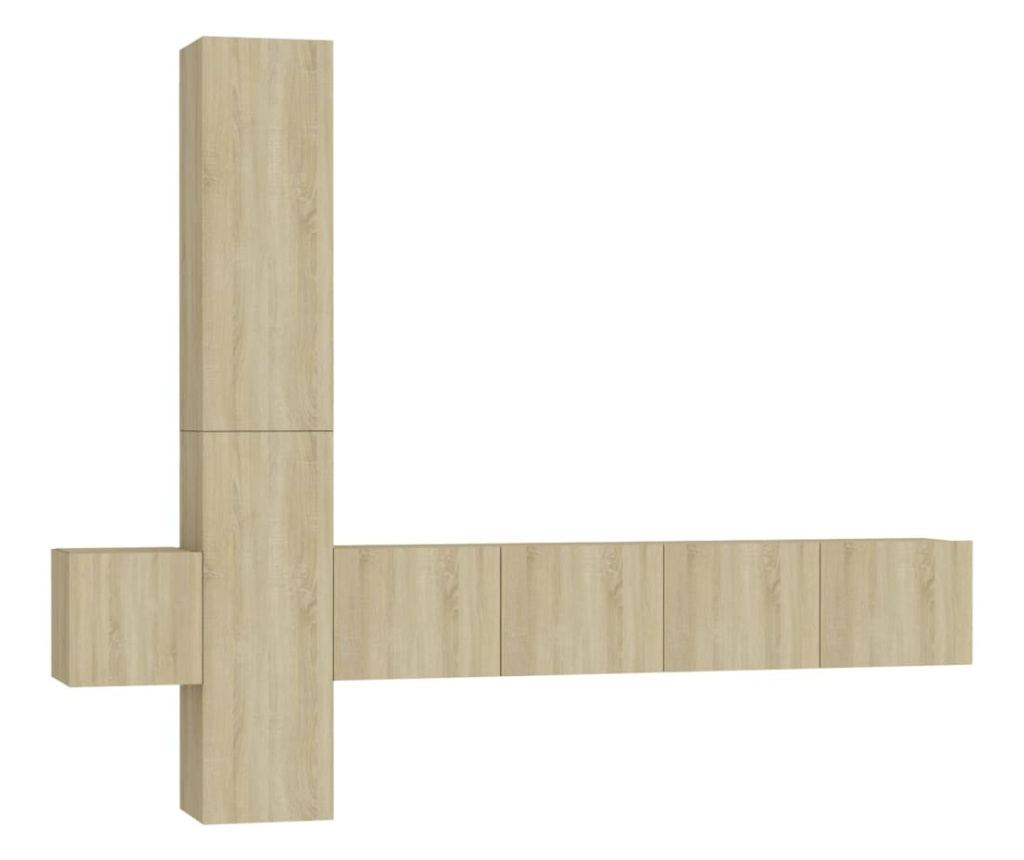 Set TV ormarića, 5 komada, sonoma hrast, MDF - 2