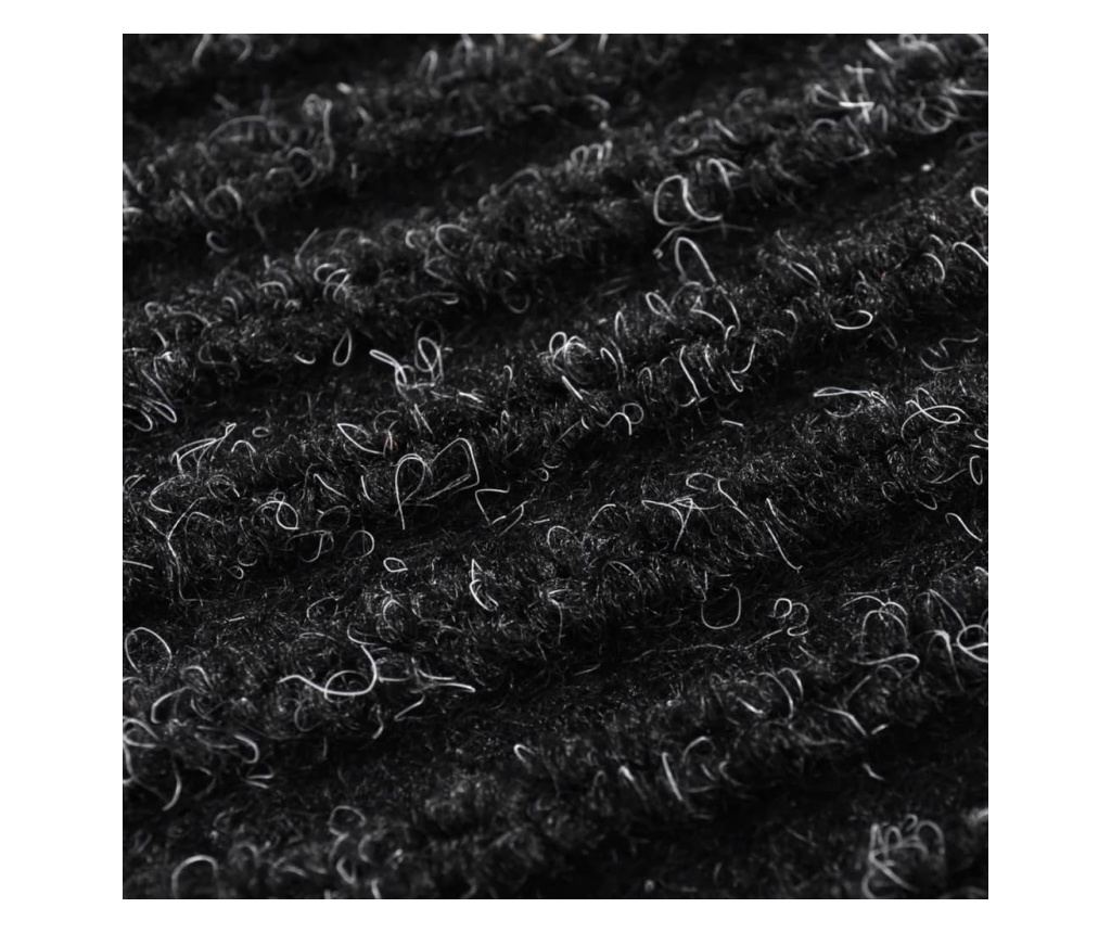 Ulazni otirač PVC crni 90 x 60 cm - 6