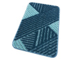 Covoras universal antiderapant Giglio, model forme geometrice, albastru, 50x80 cm