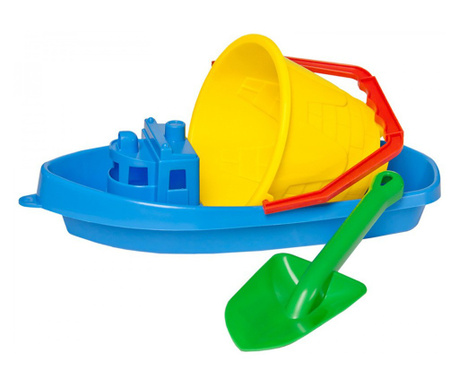 Детски кораб, кофичка и лопатка Technok Toys - Код W4599