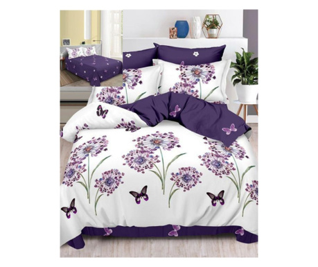 Комплект спално бельо Finet, 6 части, двойно легло, Cristina, FN-521