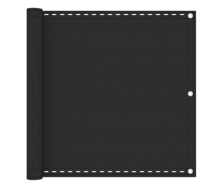 Prelată pentru balcon din HDPE, 90 x 400 cm, antracit