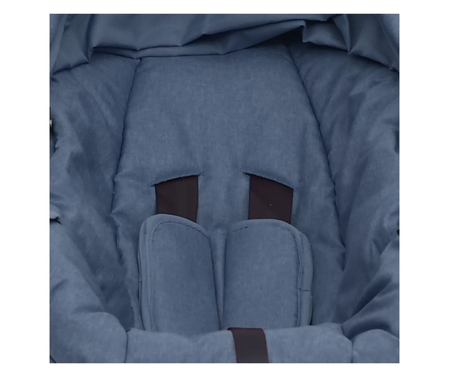 Fotelik niemowlęcy do samochodu, granatowy, 42x65x57 cm