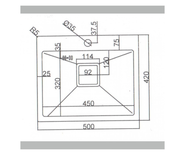 Кухненска мивка Inter Ceramic ICK 5032K, Розово злато, Неръждаема стомана, За вграждане, Сатенено покритие против отпечатъци, Съ