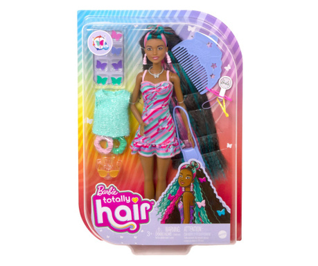 Barbie Totally Hair Papusa Barbie Curcubeu