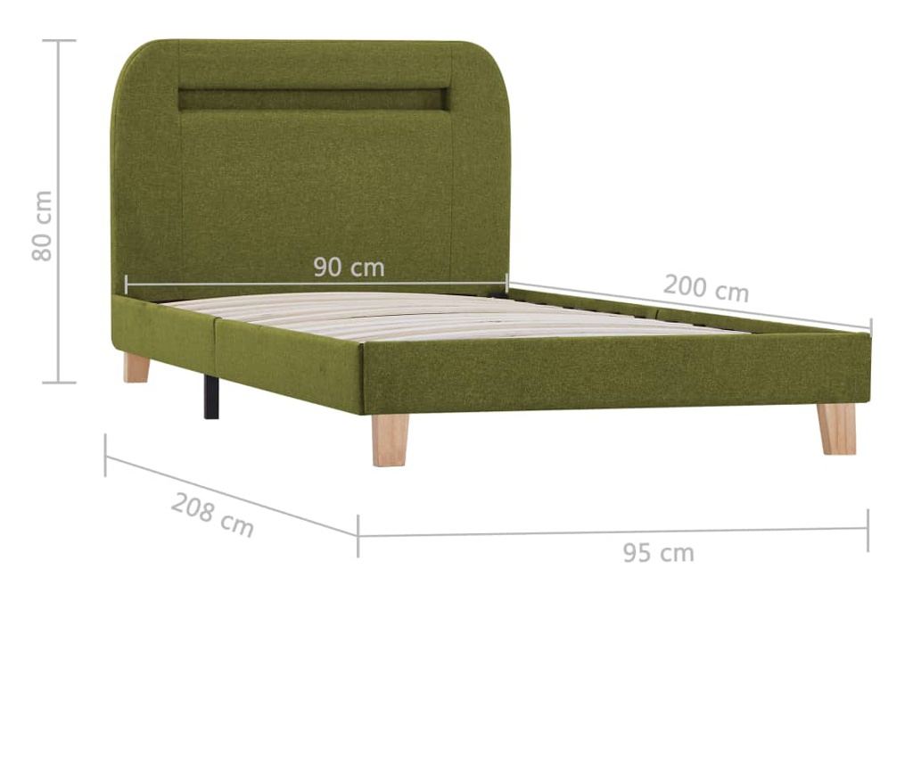 LED , 90 x 200 cm, - 8