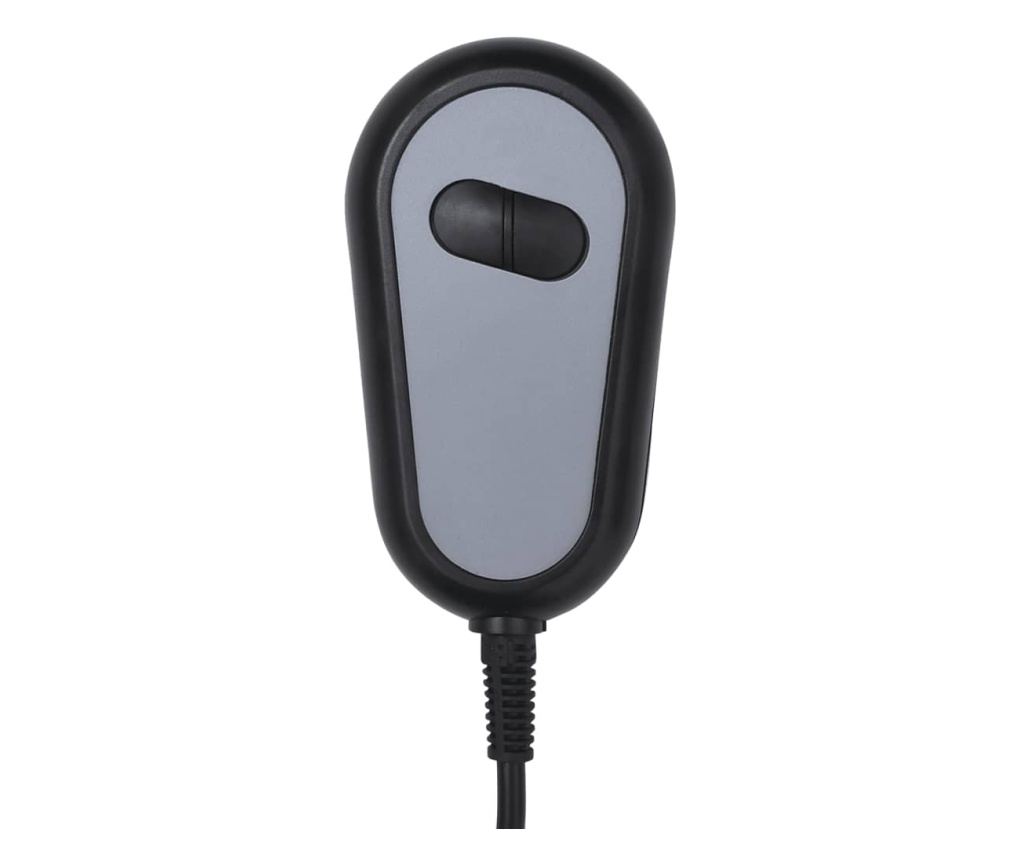 Електрически масажен стол с функция за накланяне, тъмносив, плат - 10