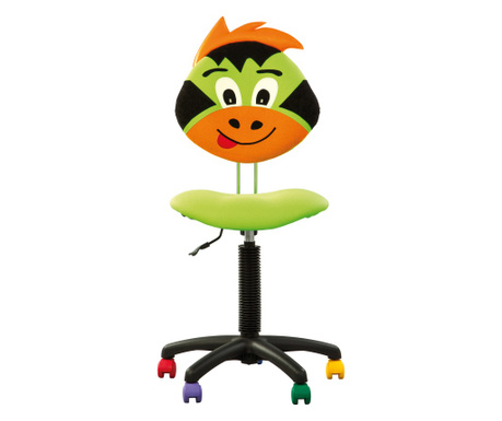 Scaun de birou pentru copii Drakon GTS, textil microsolco, multicolor