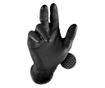 Set 50 bucati Manusi negre Grippaz, Nitril, groase si rezistente L thumbnail 2