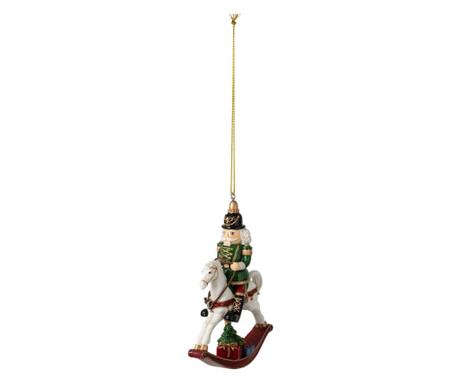 Dekoráció Winter Collag Accessories hanger nutcracker with horse-406230