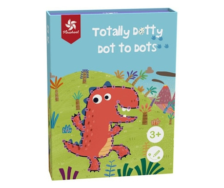 Joc uneste punctele cu dinozauri - Pinwheel - Totally Dotty Dots to Dots Educational Toy