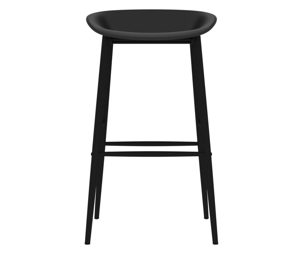Bar Furniture Set, 5 Pieces, Black - 8