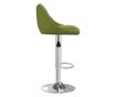 Barski stol, svetlo zelen, žamet