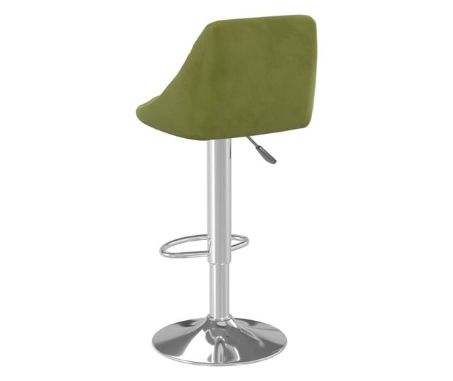 Barski stol, svetlo zelen, žamet
