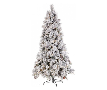 Havas műkarácsonyfa Garlenda lámpákkal 118x210 cm