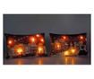 Σετ 2 χριστουγεννιάτικα μαξιλάρια με LED 48x29,5 cm