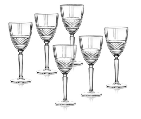 Сервиз 6 чаши за вино Brillante