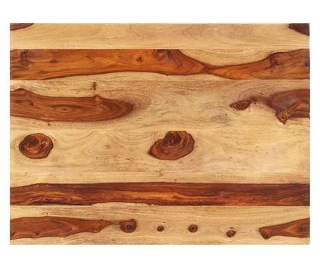Stolní deska masivní sheeshamové dřevo 15–16 mm 60 x 70 cm 